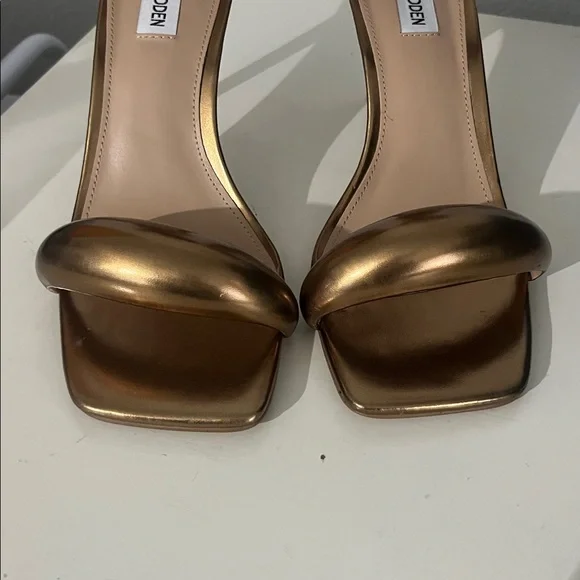 Steve Madden Women's Partay Heeled Stiletto Bronze Color Size 8.5 - Picture 6 of 11